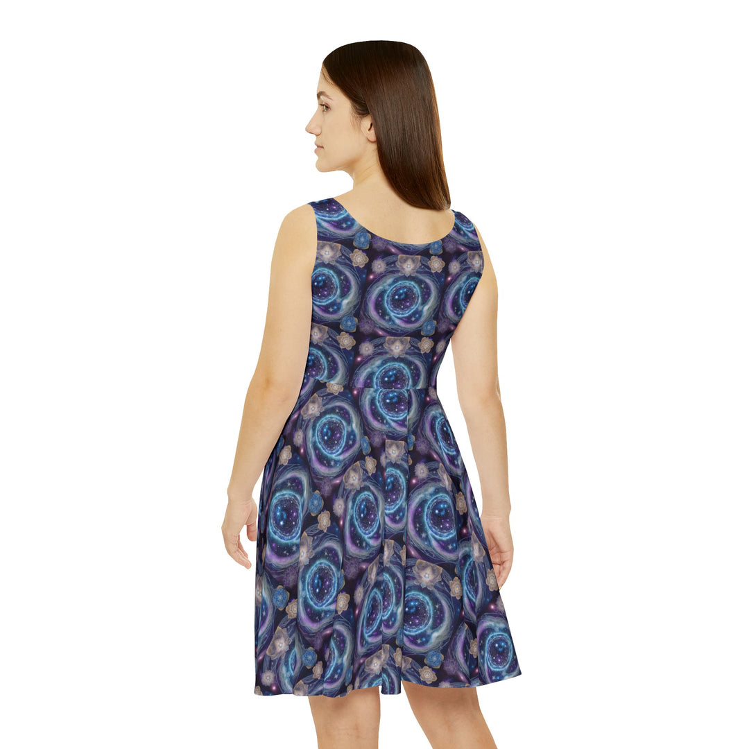 Floral Elegance Women's AOP Skater Dress - Creative Canvas Corner