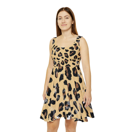 Floral Fantasy Women's Skater Dress - Creative Canvas Corner