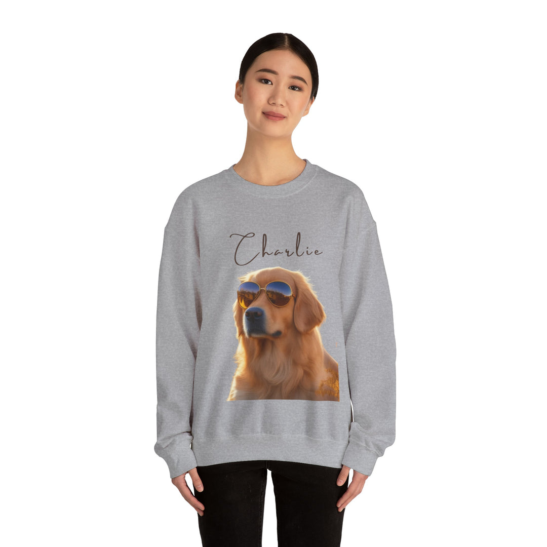 Golden Retriever Crewneck Sweatshirt - Creative Canvas Corner