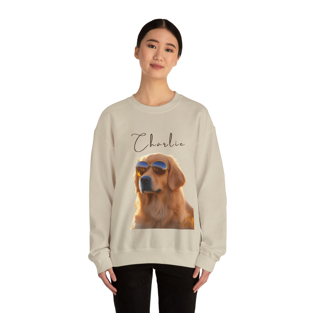 Golden Retriever Crewneck Sweatshirt - Creative Canvas Corner