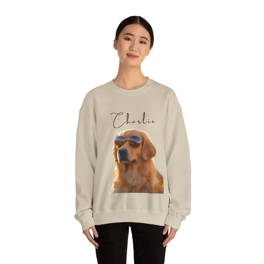 Golden Retriever Crewneck Sweatshirt - Creative Canvas Corner