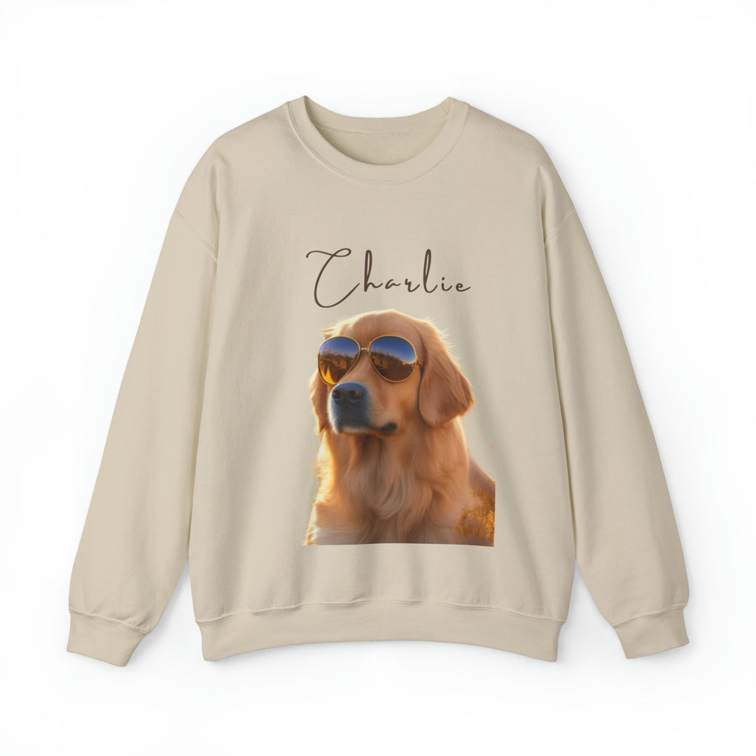 Golden Retriever Crewneck Sweatshirt - Creative Canvas Corner