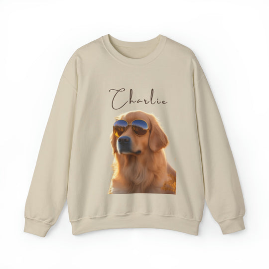 Golden Retriever Crewneck Sweatshirt - Creative Canvas Corner