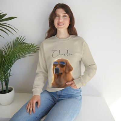 Golden Retriever Crewneck Sweatshirt - Creative Canvas Corner