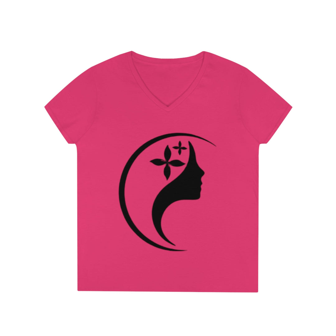 Ladies' V-Neck T-Shirt - Creative Canvas Corner