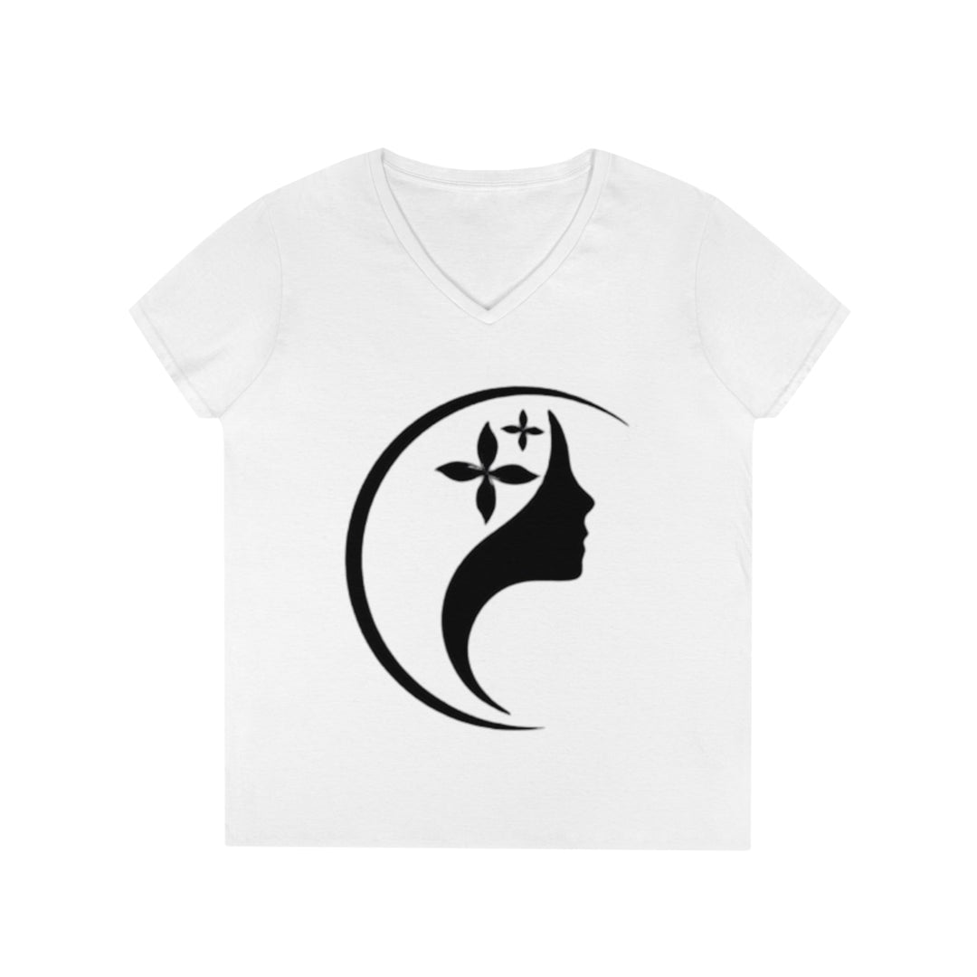 Ladies' V-Neck T-Shirt - Creative Canvas Corner