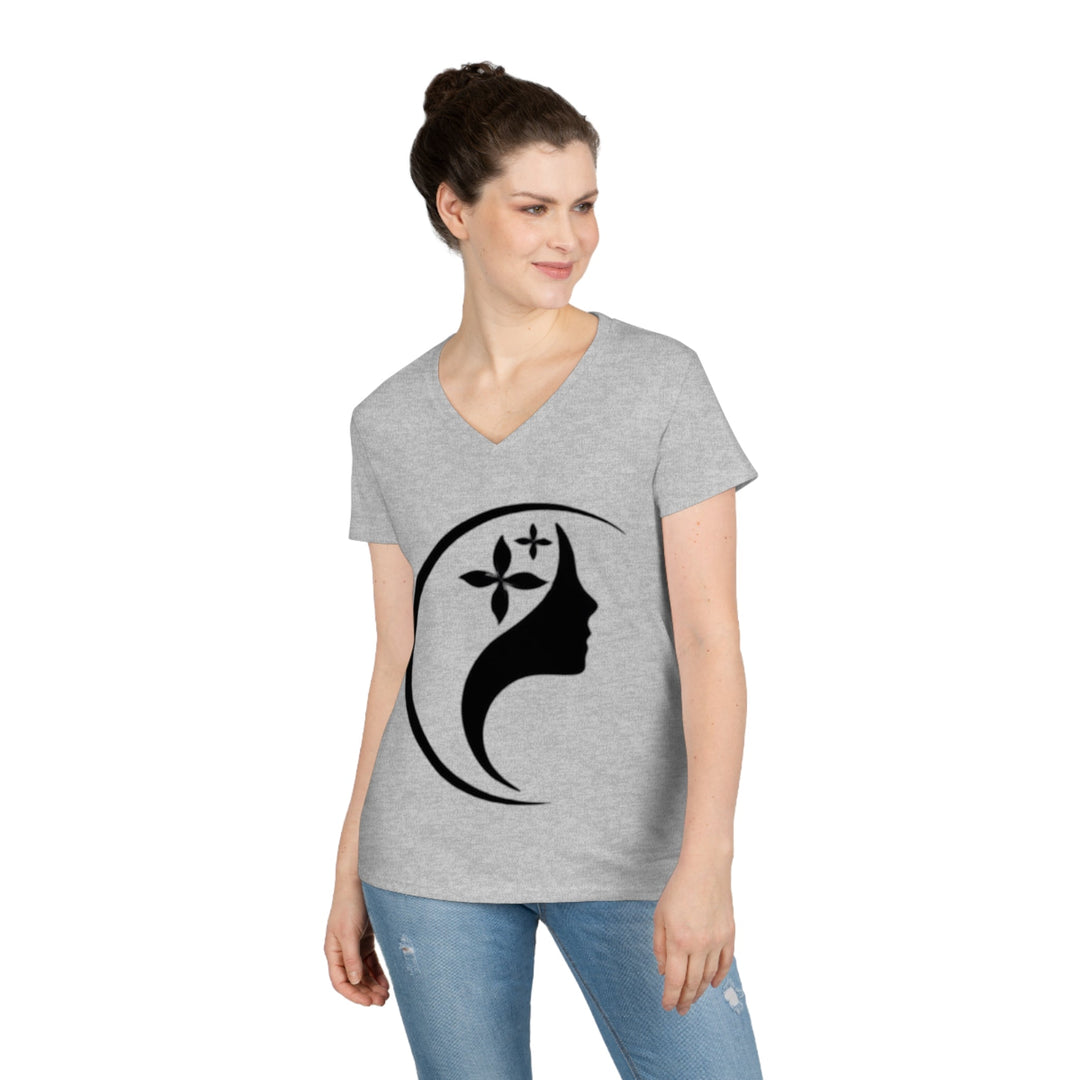 Ladies' V-Neck T-Shirt - Creative Canvas Corner