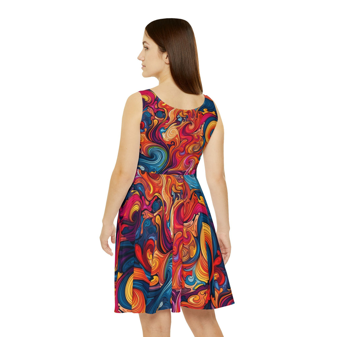 Lunar Luminescence Women's AOP Skater Dress - Creative Canvas Corner