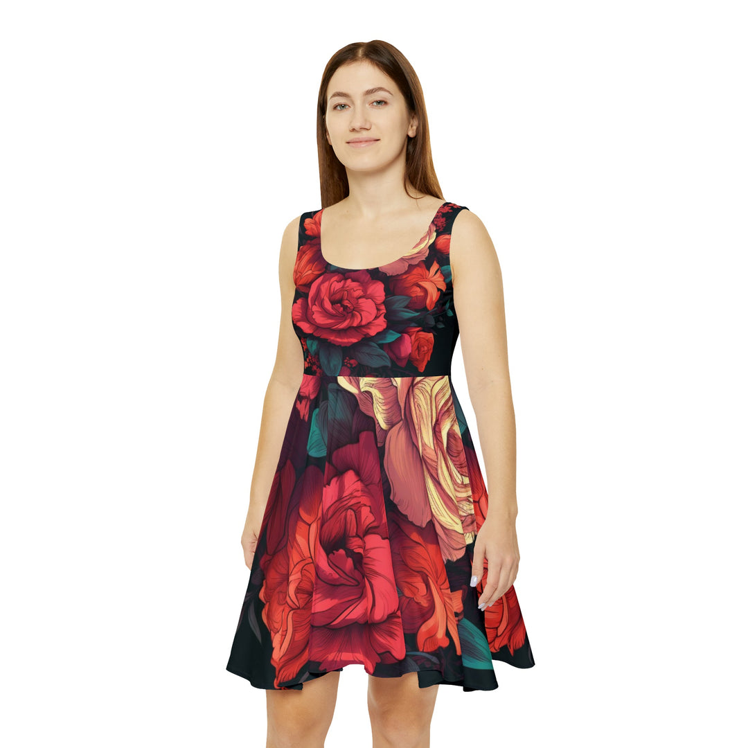 Midnight Magic Women's AOP Skater Dress - Creative Canvas Corner