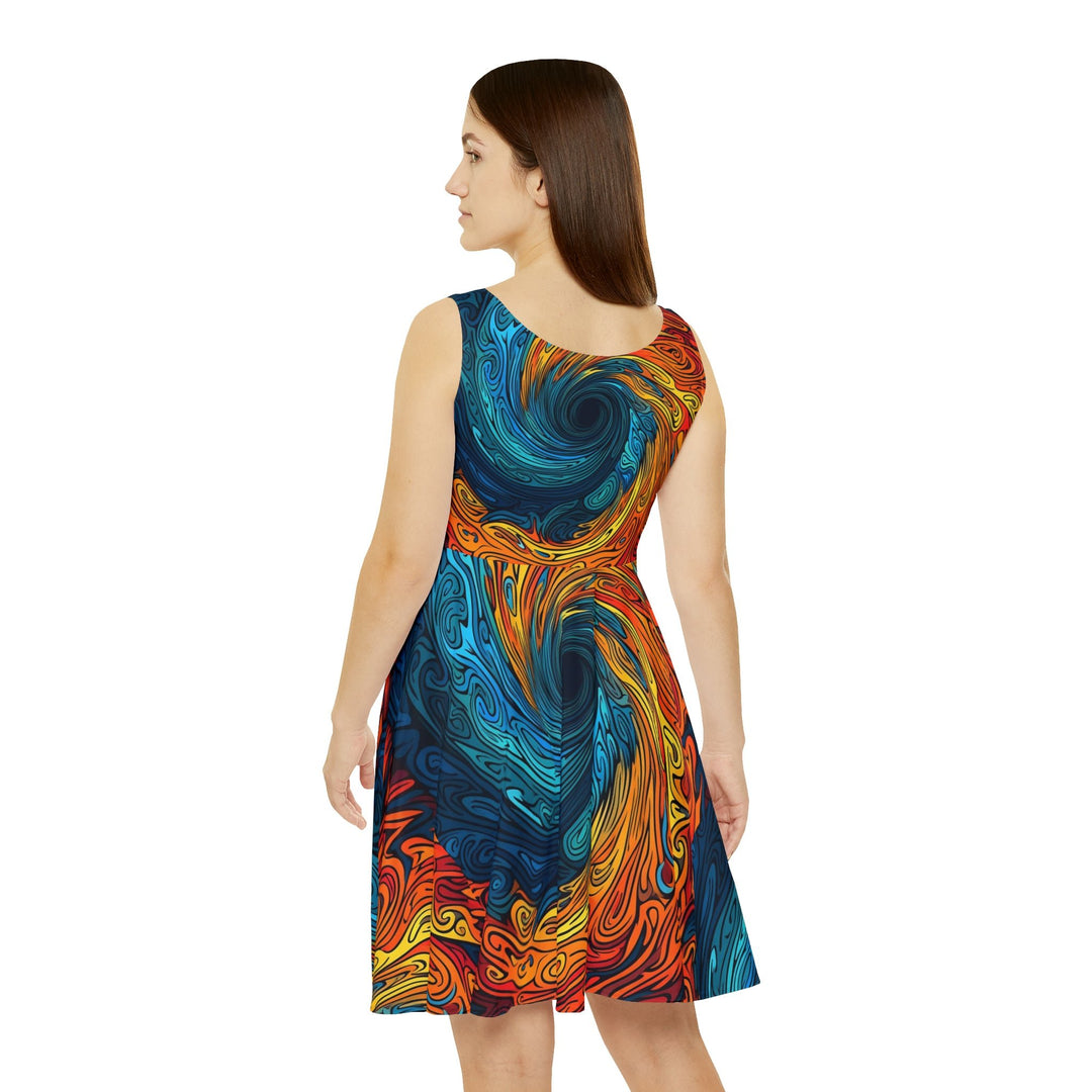 Midnight Rose Garden Women's AOP Skater Dress - Creative Canvas Corner