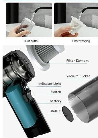 Portable Air Duster Wireless Vacuum Cleaner - Creative Canvas Corner