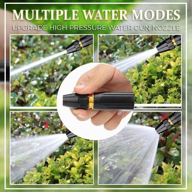 Portable High Pressure Washing Water Nozzle with 3 attachments (Black) 50% OFF - Creative Canvas Corner