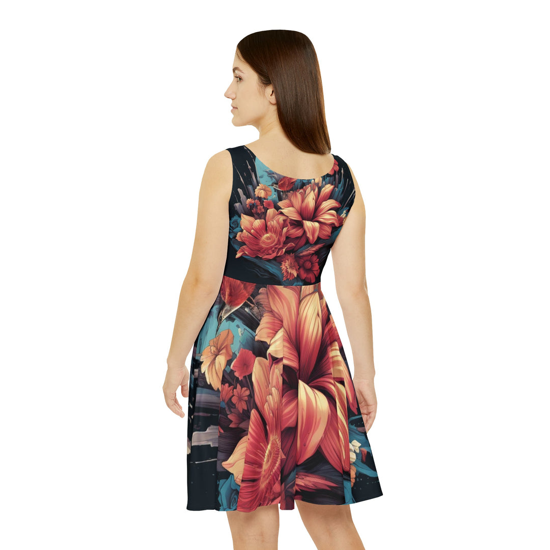 Sapphire Twilight Women's AOP Skater Dress - Creative Canvas Corner