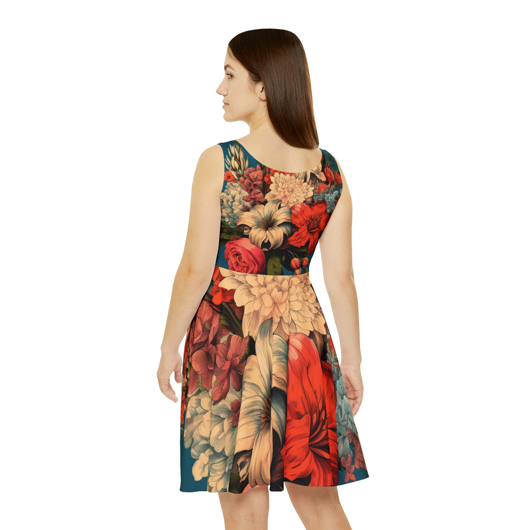 Sunny Serenade Women's AOP Skater Dress - Creative Canvas Corner