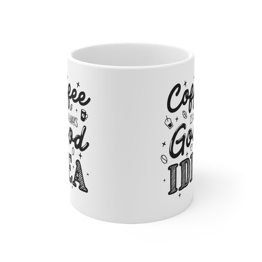 Tranquil Brew 11oz Ceramic Mug - Creative Canvas Corner