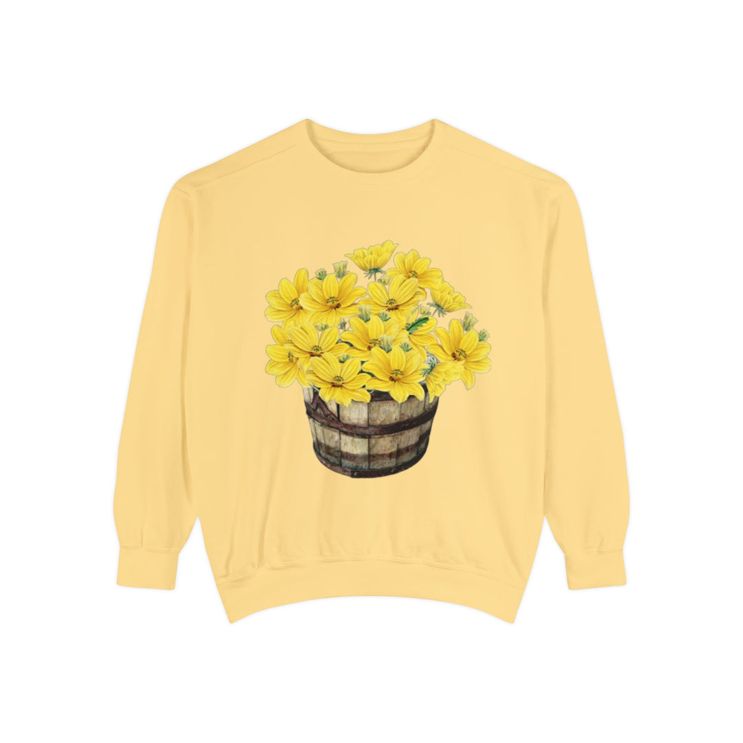 Unisex Garment-Dyed Sweatshirt - Creative Canvas Corner