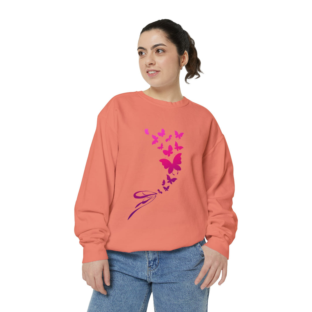 Unisex Garment-Dyed Sweatshirt - Creative Canvas Corner