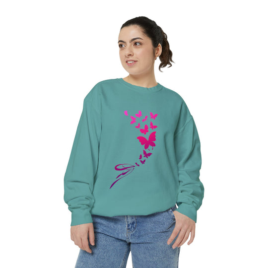 Unisex Garment-Dyed Sweatshirt - Creative Canvas Corner