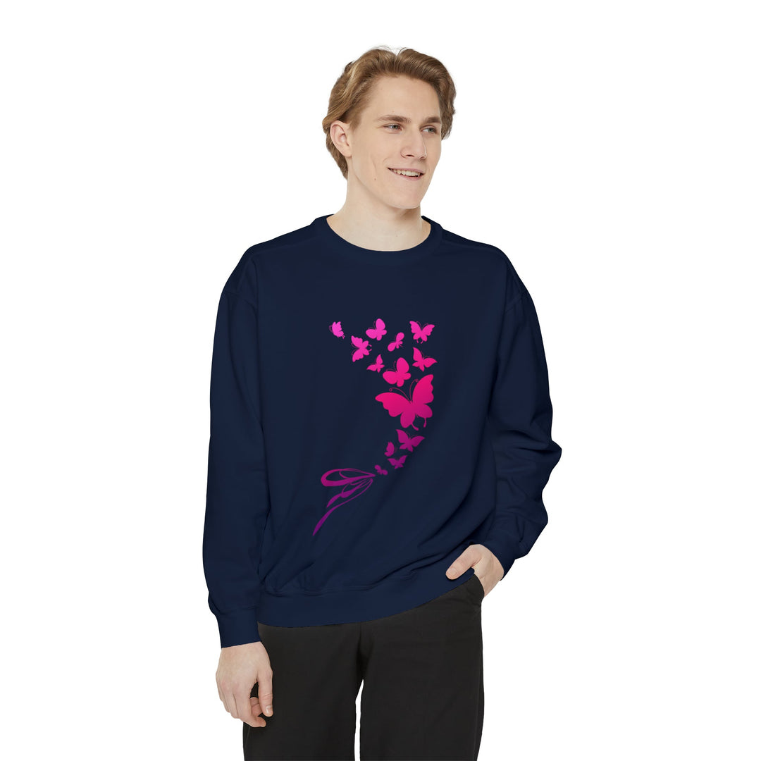 Unisex Garment-Dyed Sweatshirt - Creative Canvas Corner