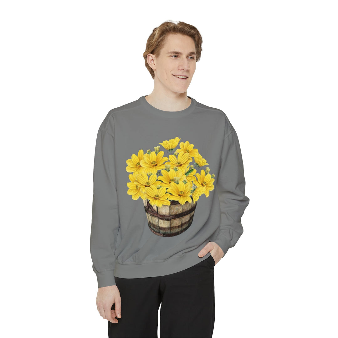 Unisex Garment-Dyed Sweatshirt - Creative Canvas Corner