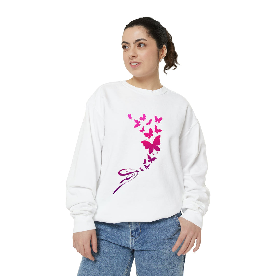 Unisex Garment-Dyed Sweatshirt - Creative Canvas Corner