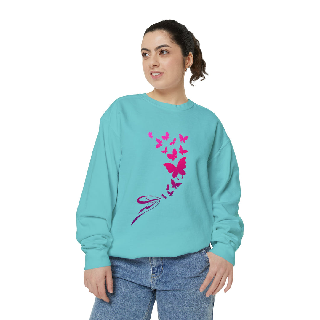 Unisex Garment-Dyed Sweatshirt - Creative Canvas Corner