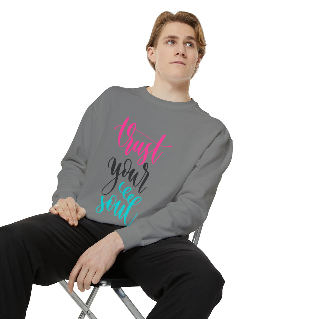 Unisex Garment-Dyed Sweatshirt - Creative Canvas Corner