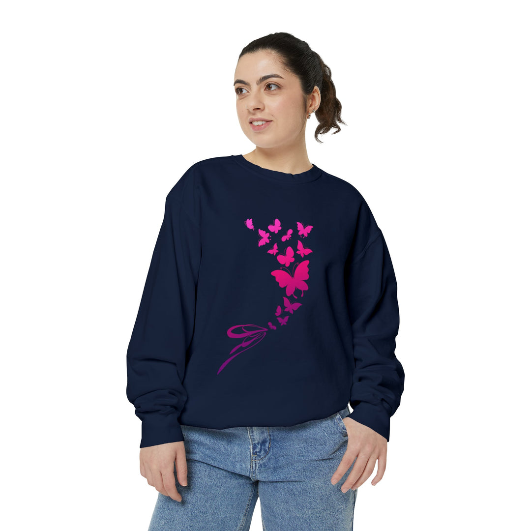 Unisex Garment-Dyed Sweatshirt - Creative Canvas Corner