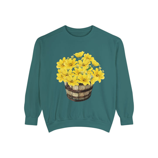 Unisex Garment-Dyed Sweatshirt - Creative Canvas Corner