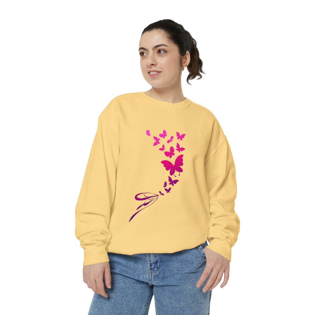 Unisex Garment-Dyed Sweatshirt - Creative Canvas Corner