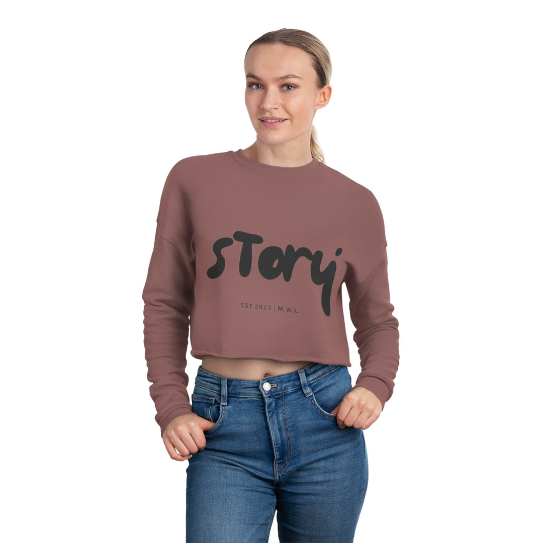 Women's Cropped Sweatshirt - Creative Canvas Corner