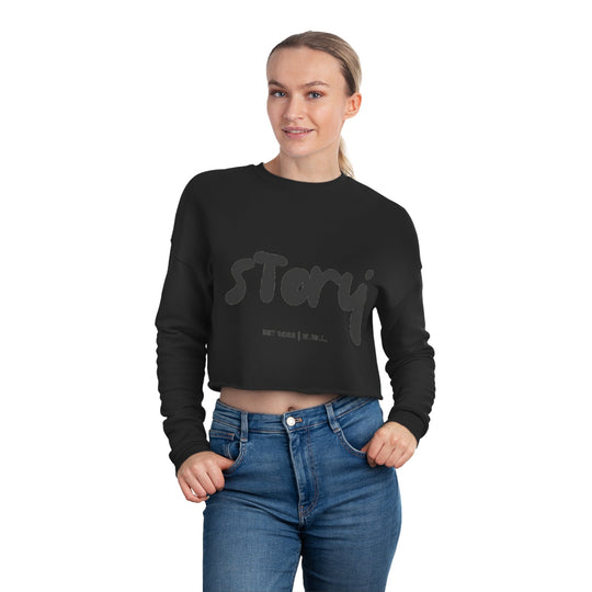 Women's Cropped Sweatshirt - Creative Canvas Corner